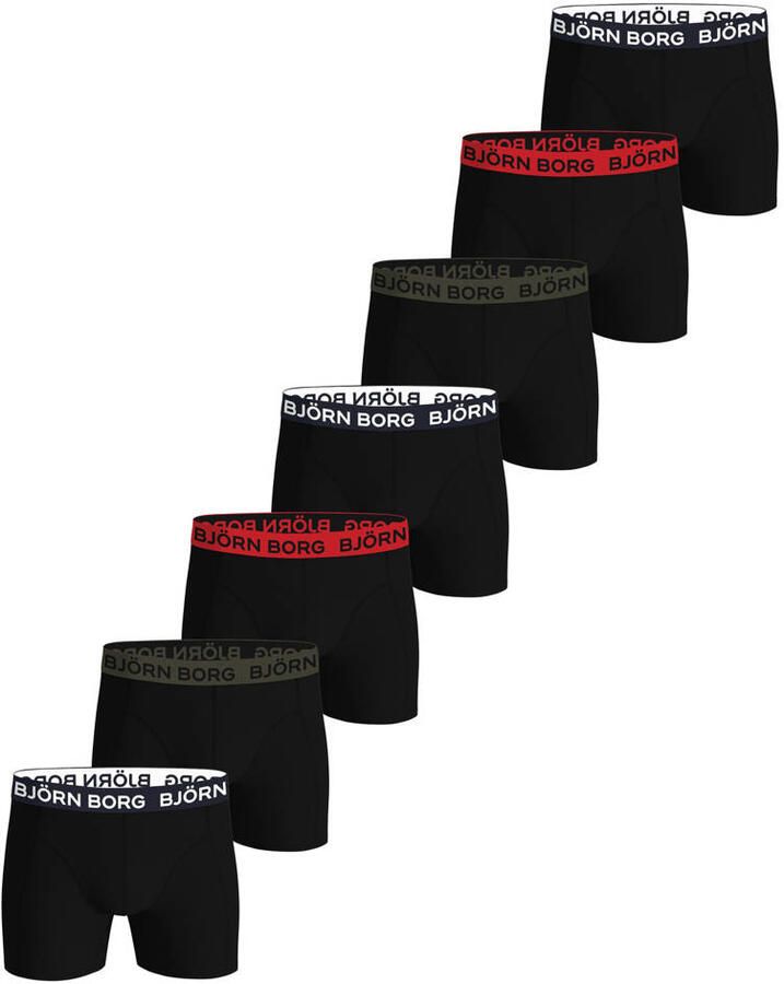 Bjorn Borg Björn Borg Cotton Stretch Boxershorts Heren (7-pack)