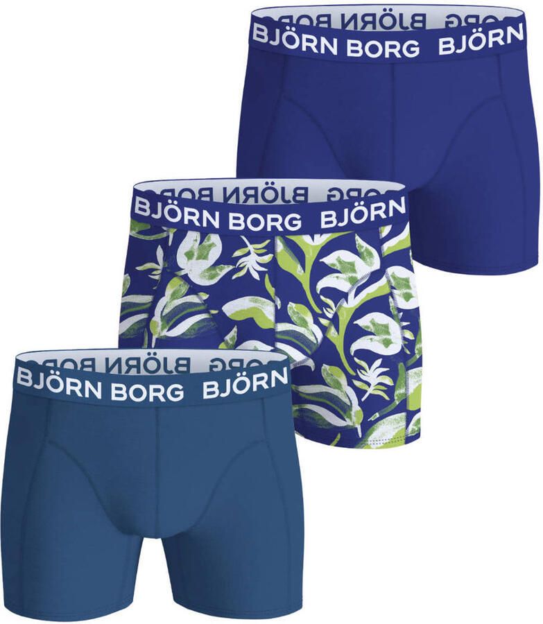 Björn Borg boxershorts blauw (set van 3)