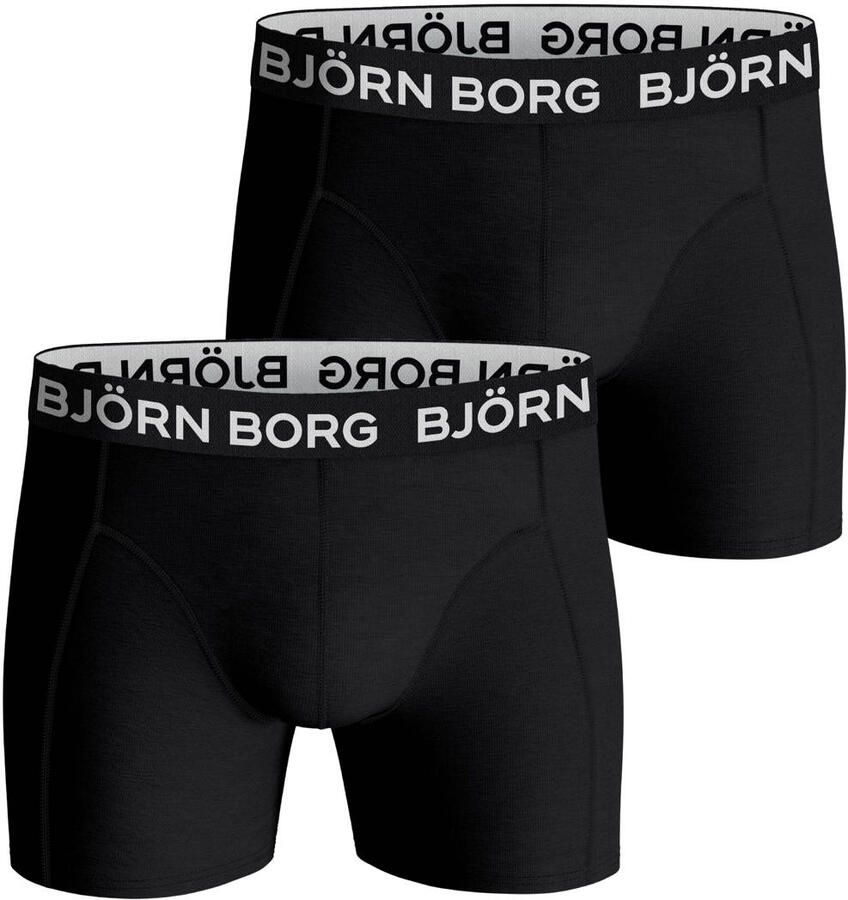 Björn Borg boxershorts zwart (set van 2)