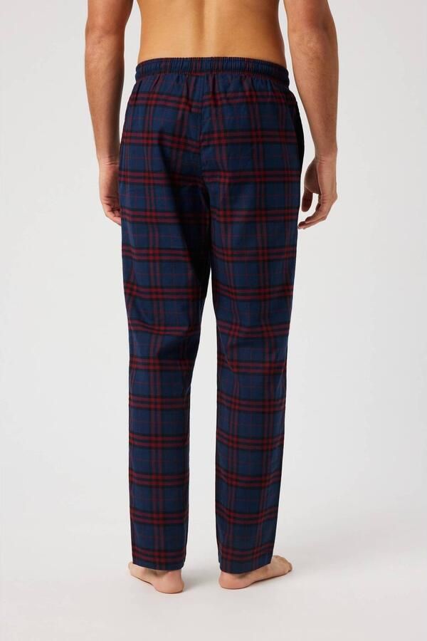 Björn Borg flanel pyjama set donkerblauw rood - Foto 3