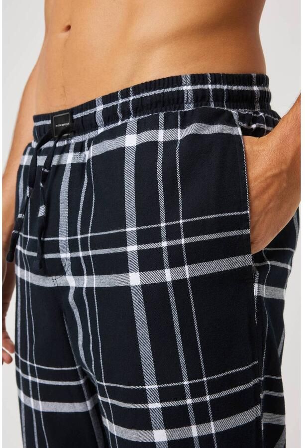 Björn Borg flanel pyjamabroek zwart wit - Foto 2