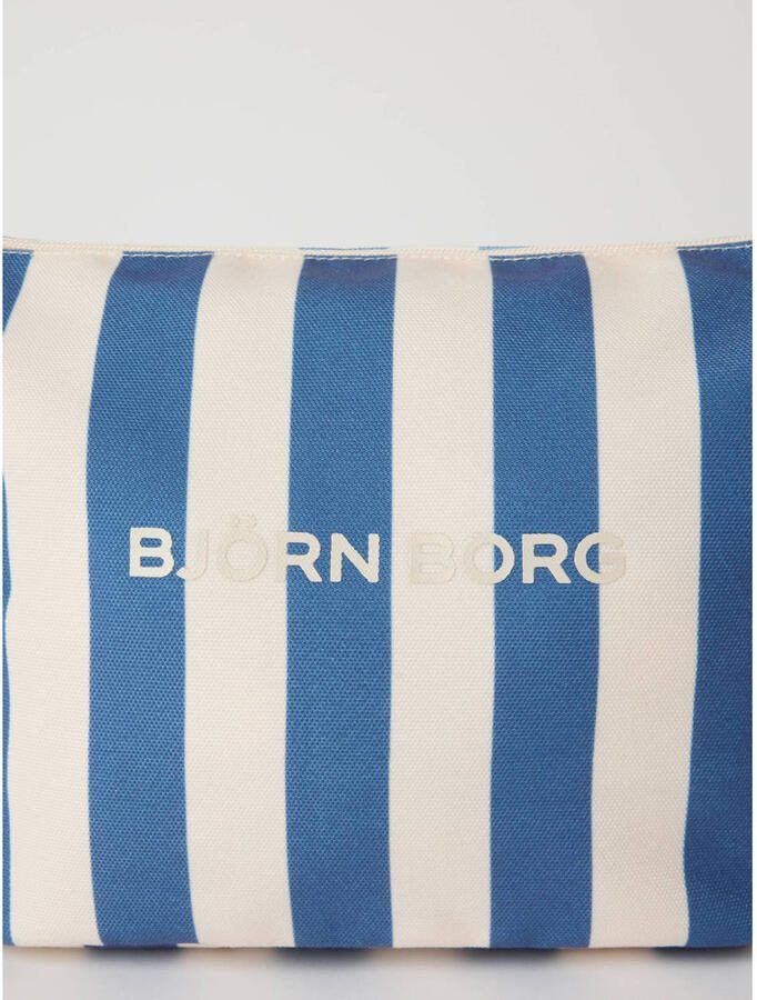 Björn Borg gestreepte toilettas blauw - Foto 3