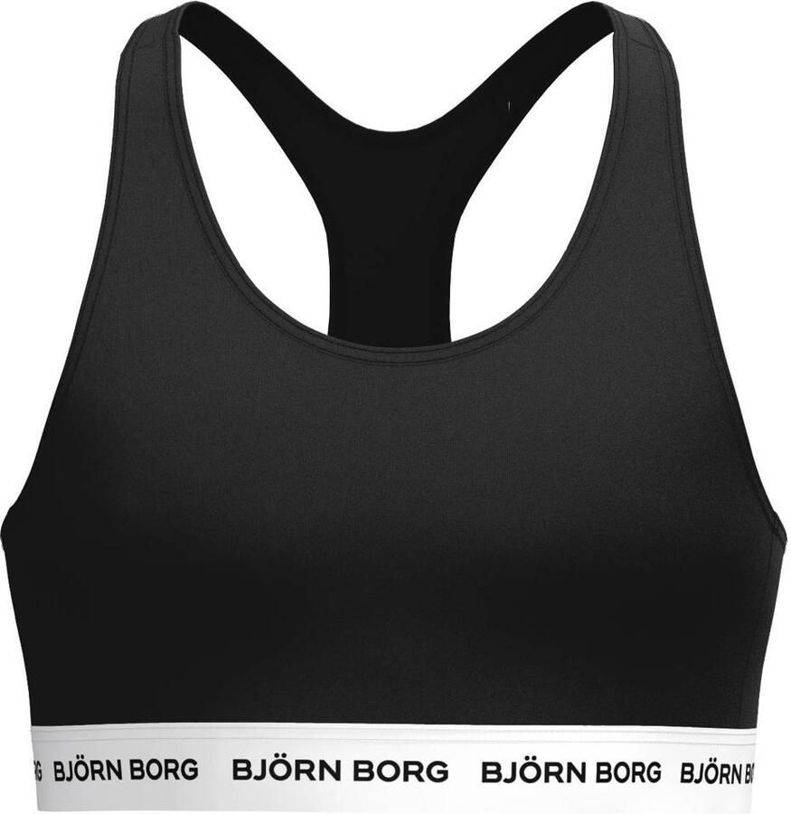 Björn Borg halter-bh's met print paars zwart (set van 2) - Foto 2