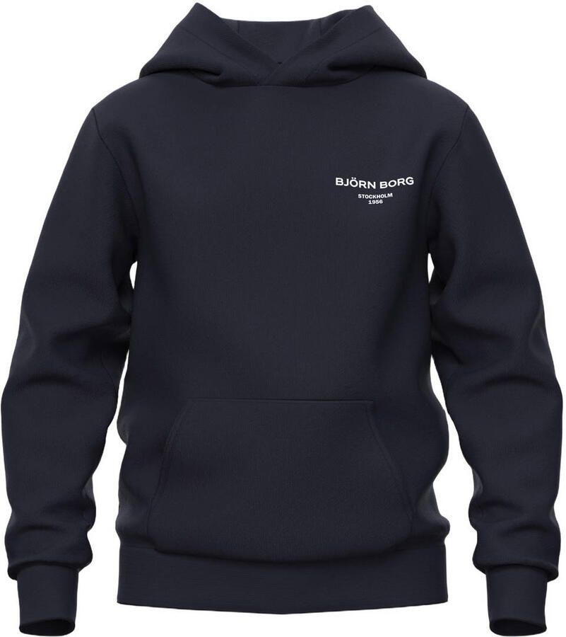 Björn Borg hoodie met logo donkerblauw