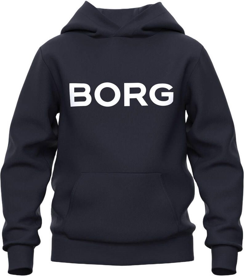 Björn Borg hoodie met logo donkerblauw