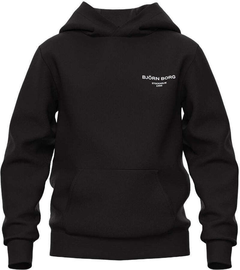 Björn Borg hoodie met logo zwart