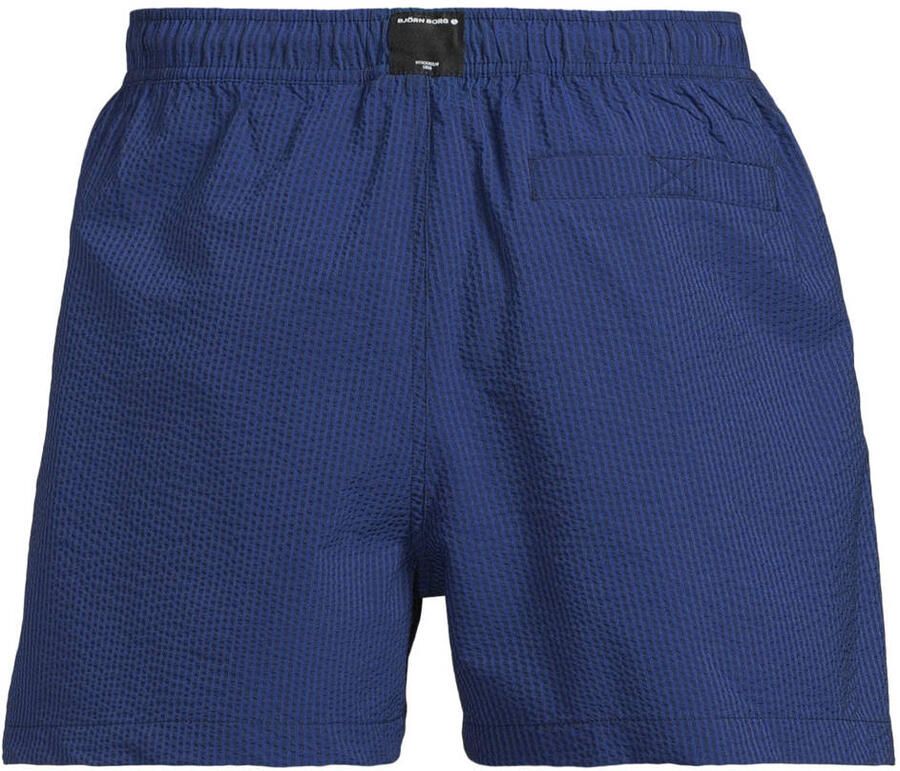 Björn Borg seersucker zwemshort donkerblauw - Foto 2