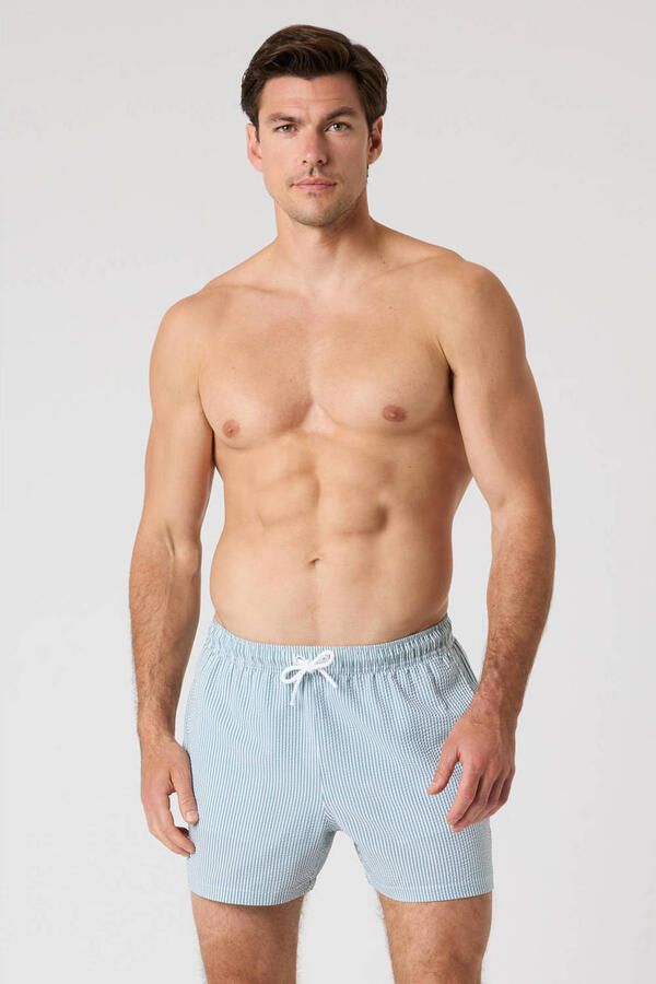 Björn Borg seersucker zwemshort groen wit