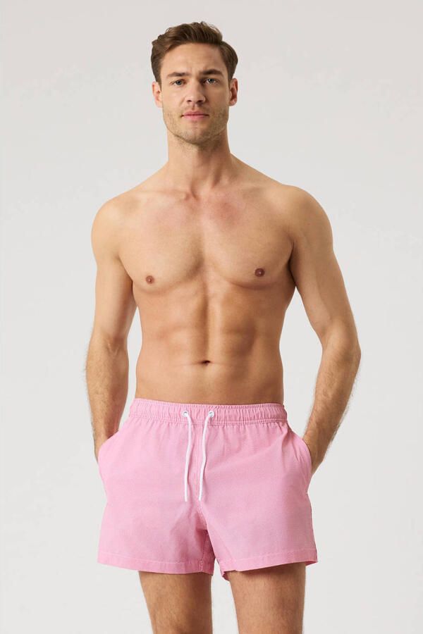 Björn Borg seersucker zwemshort rood - Foto 3