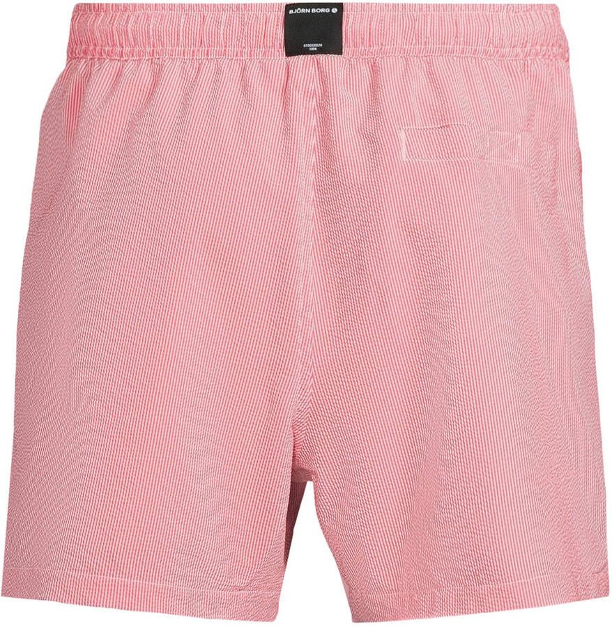 Björn Borg seersucker zwemshort rood - Foto 2