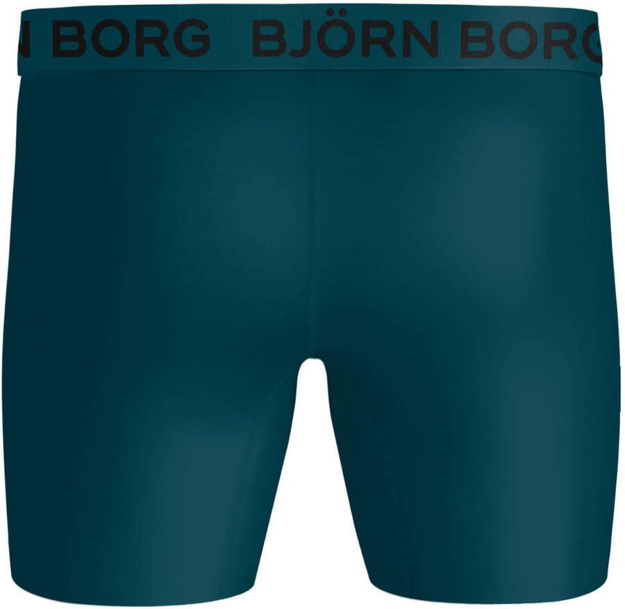 Björn Borg sportboxer groen petrol zwart (set van 3) - Foto 3