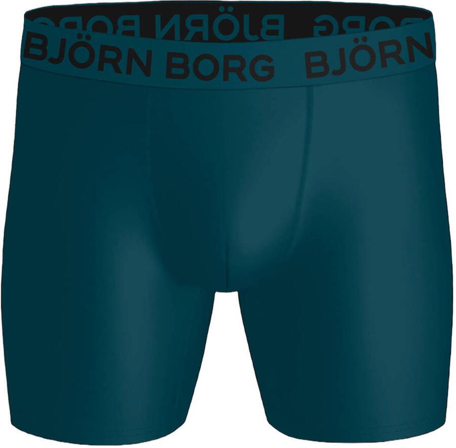 Björn Borg sportboxer groen petrol zwart (set van 3) - Foto 2