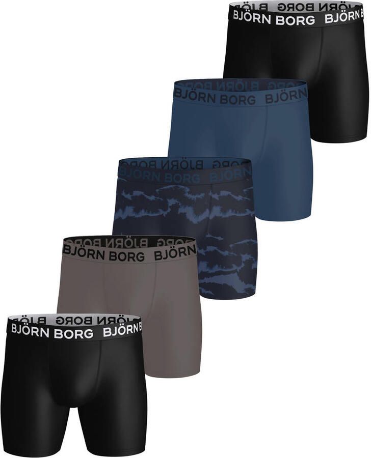 Bjorn Borg Björn Borg Sports Microfiber Boxershorts Heren (5-pack) - Foto 2