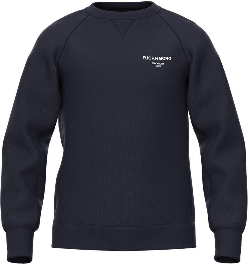 Björn Borg sweater met logo donkerblauw