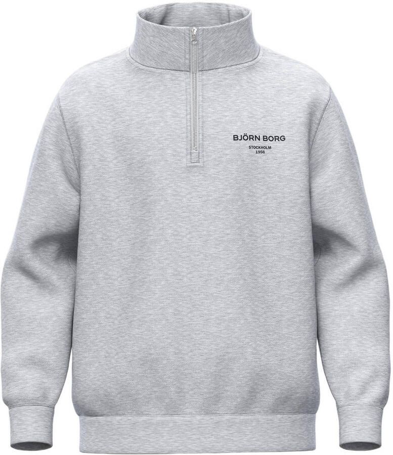 Björn Borg sweater met logo grijs
