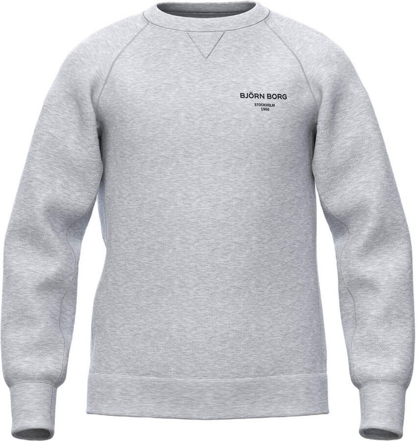 Björn Borg sweater met logo grijs