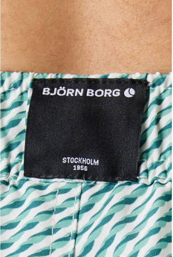 Björn Borg zwemshort groen blauw wit - Foto 3