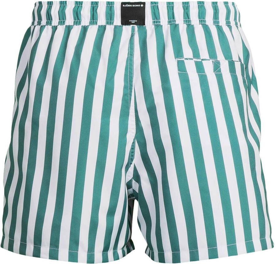 Björn Borg zwemshort groen wit - Foto 2