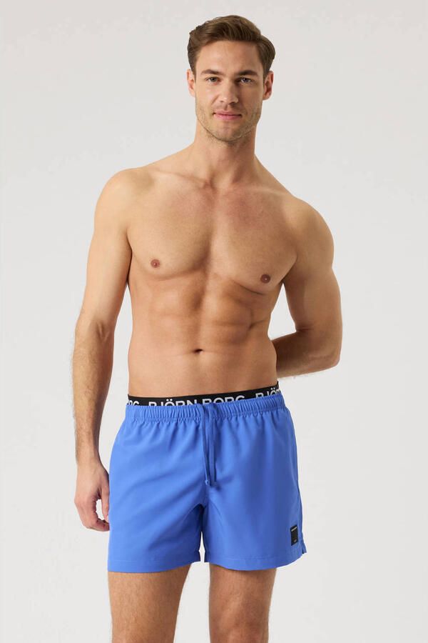 Björn Borg zwemshort met logo blauw