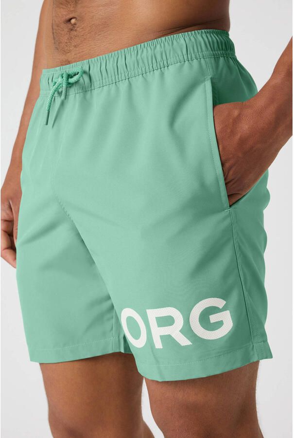 Björn Borg zwemshort met logo lichtgroen - Foto 3