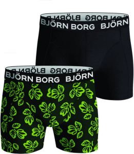 Björn Borg boxershort Core set van 2 zwart groen