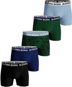 Björn Borg boxershort Core- set van 5 groen zwart blauw