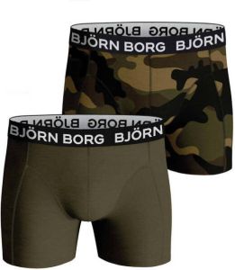 Bjorn Borg Boxers 2Pack Groen Bruin