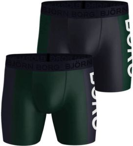 Bjorn Borg Boxers 2Pack Blauw Groen