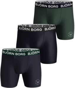 Bjorn Borg Boxers 3Pack Groen Blauw