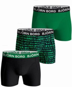 Bjorn Borg essential boxers 3-pack groen heren