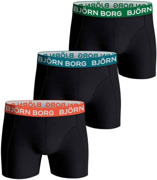 Björn Borg boxershort set van 3 zwart