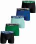 Bjorn Borg cotton stretch boxers 5-pack groen blauw heren - Thumbnail 1