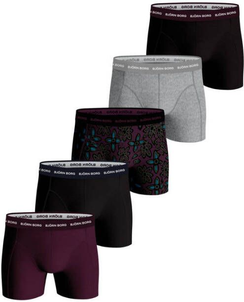Bjorn Borg Björn Borg Cotton Stretch Boxershorts Heren (5-pack)