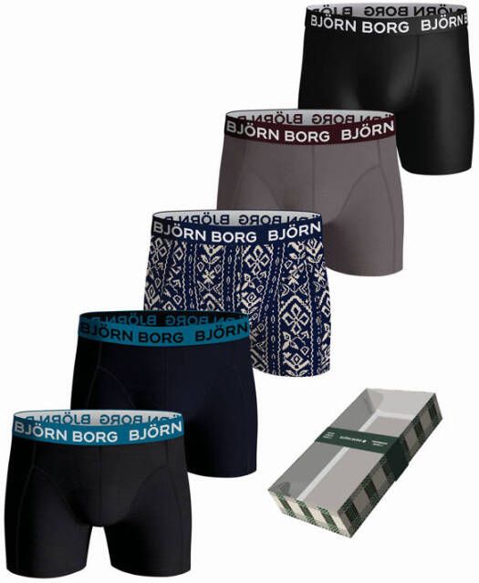 Bjorn Borg Björn Borg Cotton Stretch Boxershorts Heren (5-pack)