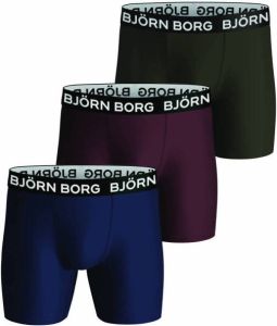 Bjorn Borg Performance Boxers 3-Pack Multicolour