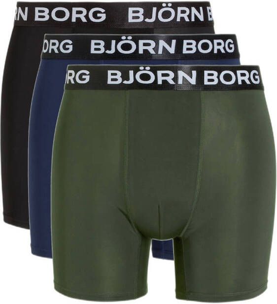 Björn Borg 3-Pack Performance Boxers Multicolour Meerkleurig Heren
