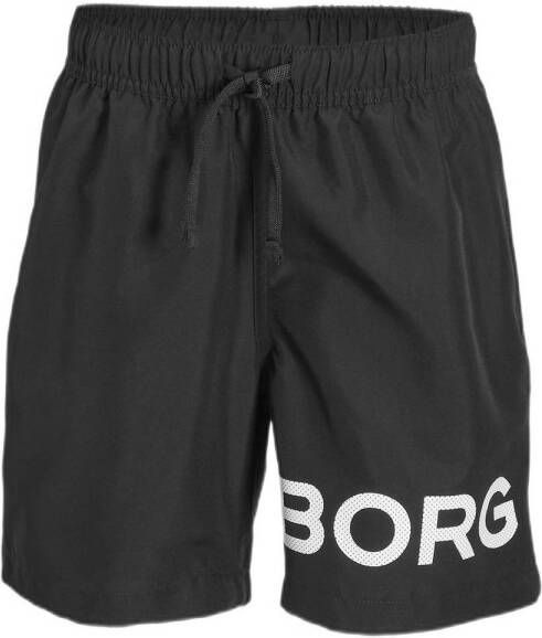 Björn Borg zwemshort zwart Jongens Gerecycled polyester Logo 158-164