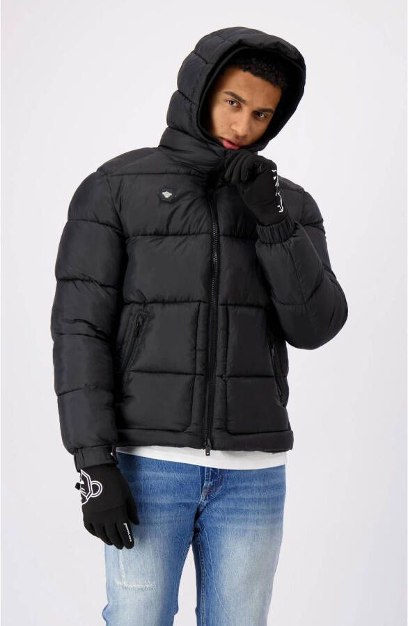BLACK BANANAS gewatteerde jas GHOST met logo black