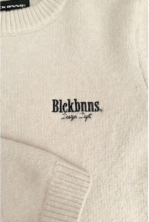 BLACK BANANAS gebreide trui beige Jongens Polyester Ronde hals Effen - Foto 2