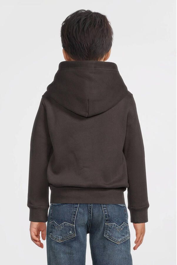BLACK BANANAS hoodie donkerbruin - Foto 4