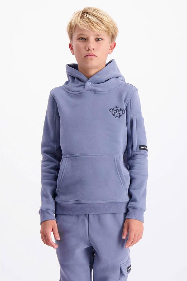 BLACK BANANAS hoodie grijsblauw