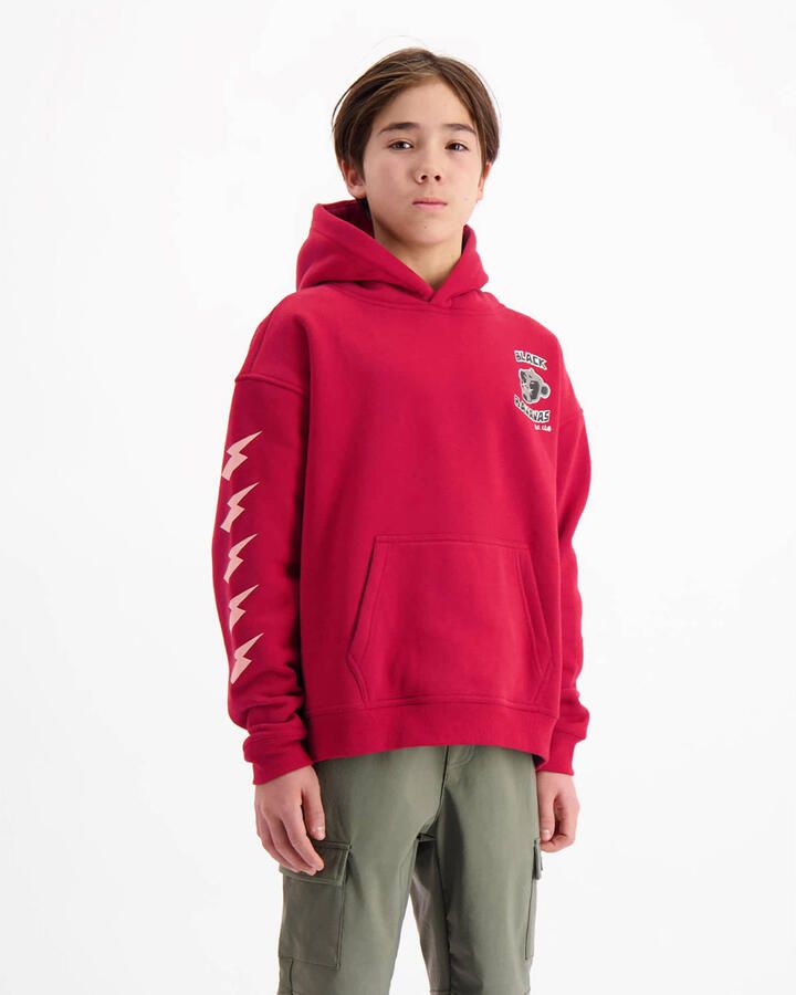 BLACK BANANAS hoodie met backprint rood - Foto 3