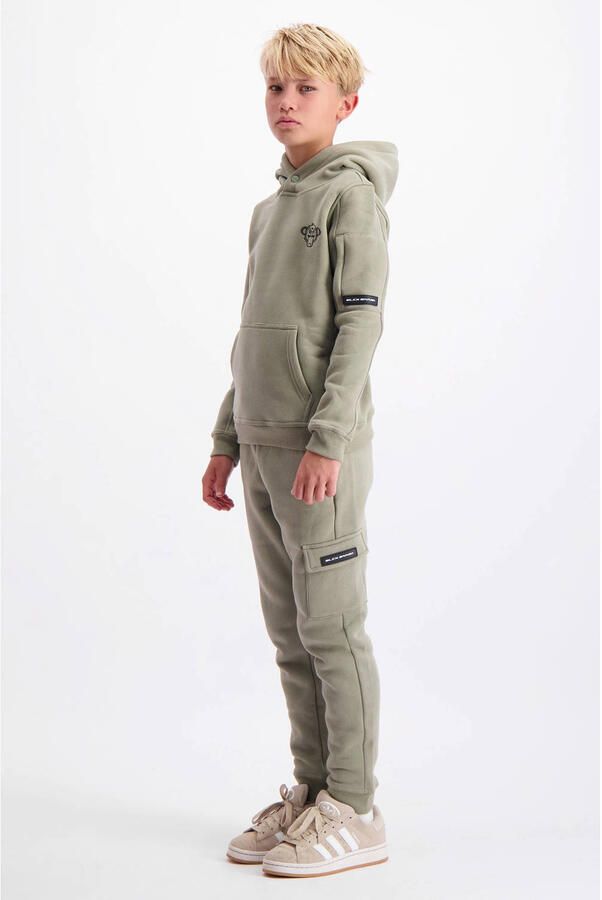 BLACK BANANAS regular cargo broek lichtgroen - Foto 2