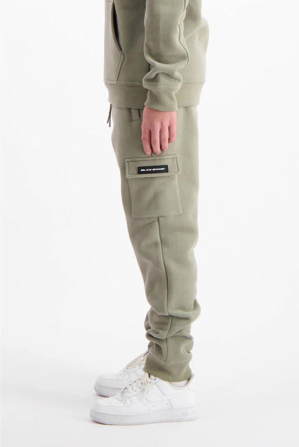 BLACK BANANAS regular cargo broek lichtgroen - Foto 3