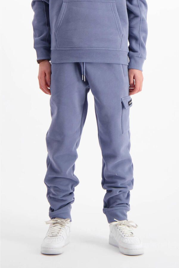BLACK BANANAS regular cargo broek grijsblauw