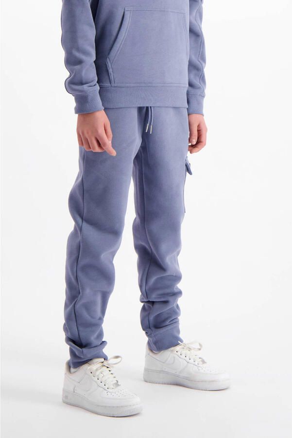 BLACK BANANAS regular cargo broek grijsblauw - Foto 3
