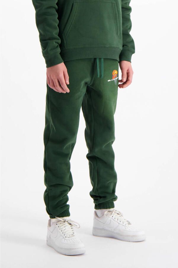 BLACK BANANAS regular cargo broek donkergroen