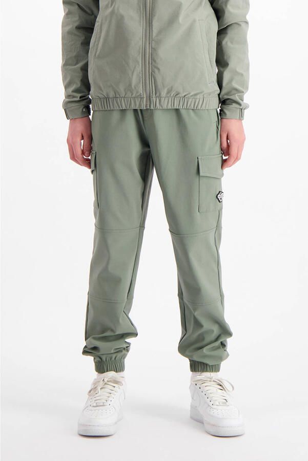 BLACK BANANAS regular cargo broek olijfgroen