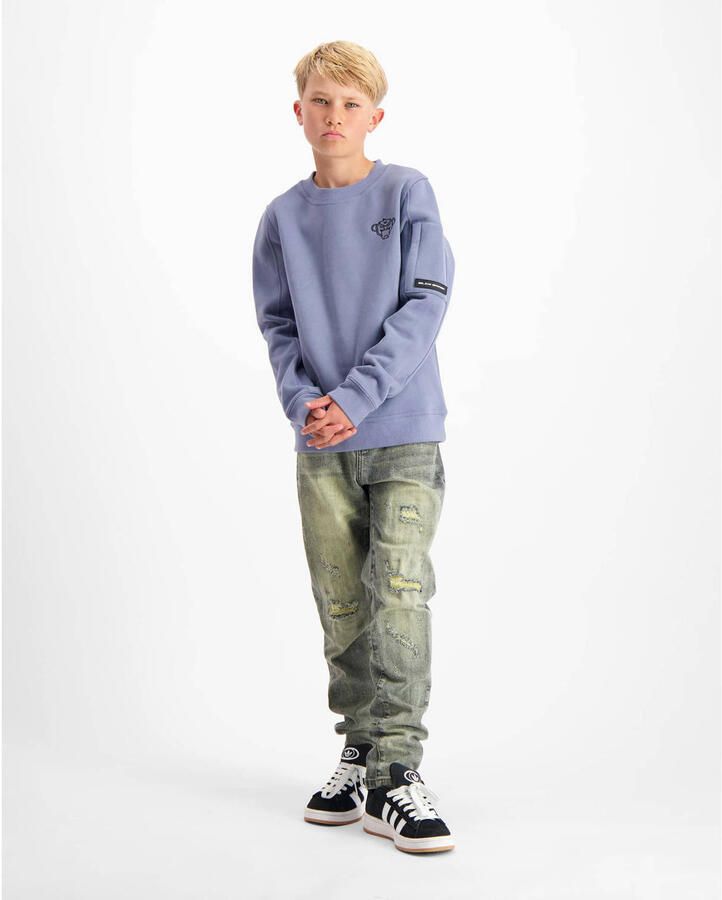 BLACK BANANAS sweater grijsblauw - Foto 2