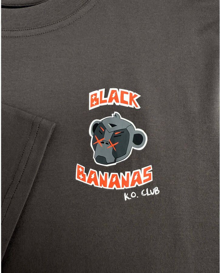 BLACK BANANAS T-shirt met backprint grijs - Foto 2